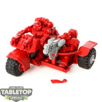 Space Marines - Attack Bike - teilweise bemalt