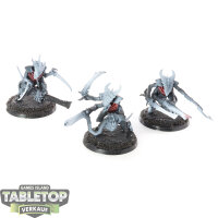 Tyraniden - 3x Tyranid Warriors - teilweise bemalt