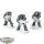 Space Marines - 3 Primaris Eradicators - teilweise bemalt