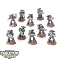 Space Marines - 10 Intercessors - teilweise bemalt