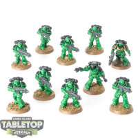 Space Marines - 10 Intercessors - teilweise bemalt