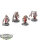 Space Marines - 4 Servitors klassisch - bemalt