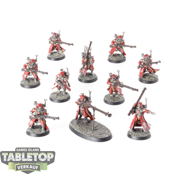 Adeptus Mechanicus - 10 Skitarii Rangers - bemalt