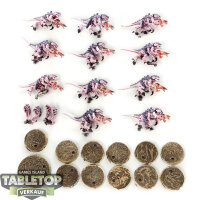 Tyraniden - 11x Termagants - teilweise bemalt