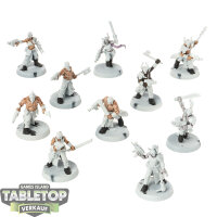Chaos Space Marines - 10x Chaos Cultists - teilweise bemalt