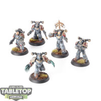 Chaos Space Marines - 5 x Legionaries - bemalt