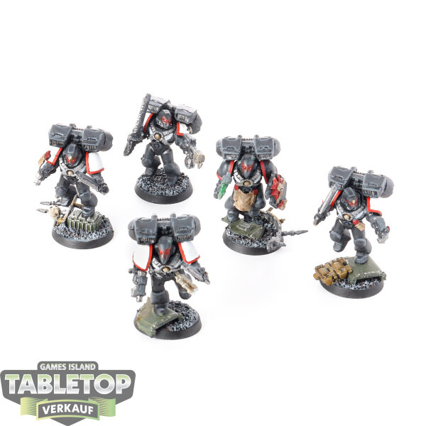 Black Templars - 5 x Assault Squad - bemalt