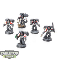 Black Templars - 5 x Assault Squad - bemalt