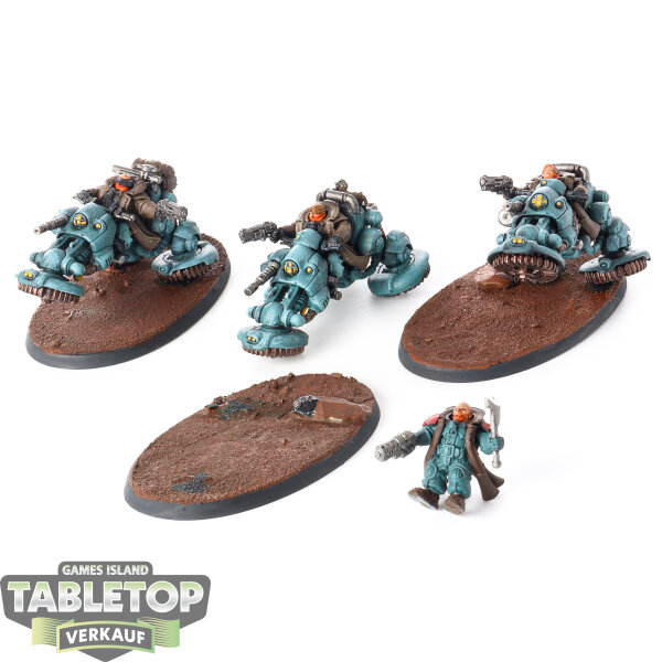 Leagues of Votann - 3 Hernkyn Pioneers - bemalt