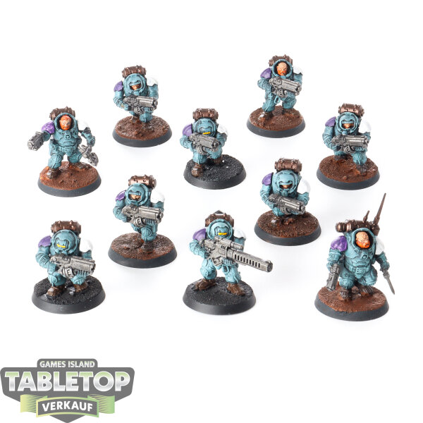 Leagues of Votann - 10 Hearthkyn Warriors - bemalt