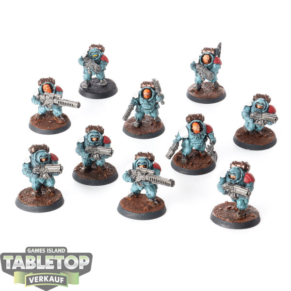 Leagues of Votann - 10 Hearthkyn Warriors - bemalt