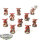 Chaos Space Marines - 10 Chaos Space Marines - teilweise bemalt