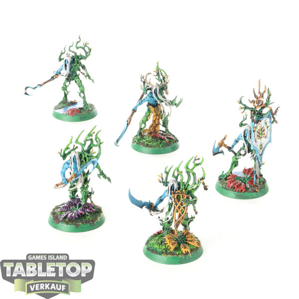 Sylvaneth - 5 Tree-Revenants - bemalt