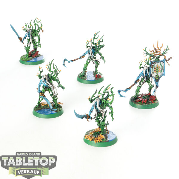 Sylvaneth - 5 Tree-Revenants - bemalt