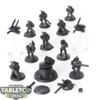 Tau Empire - 10 Fire Warriors Strike Team - grundiert