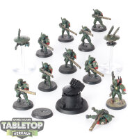Tau Empire - 10 Fire Warriors Strike Team - teilweise bemalt