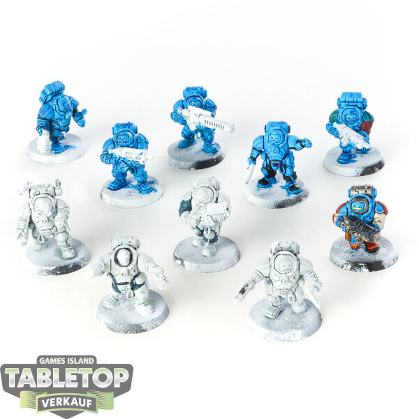 Leagues of Votann - 10 Hearthkyn Warriors - teilweise bemalt