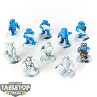 Leagues of Votann - 10 Hearthkyn Warriors - teilweise bemalt