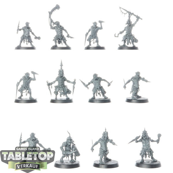 Orruk Warclans - 12x Hobgrot Slittaz - unbemalt