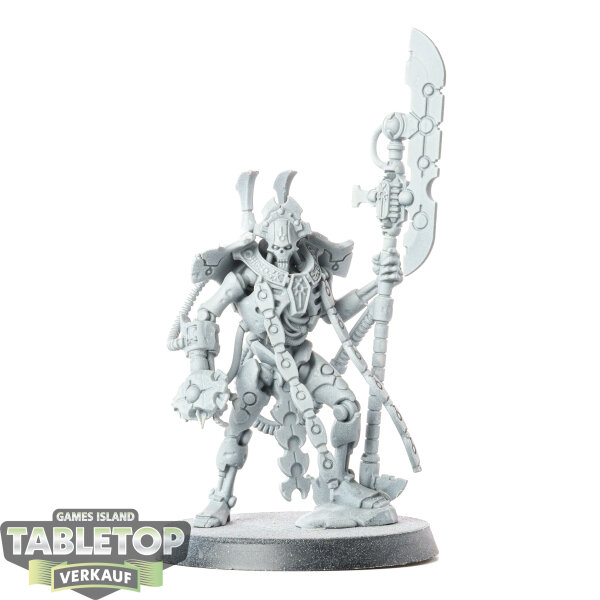 Necrons - Overlord with Tachyon Arrow - grundiert