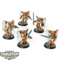 Blood Angels - 5 Sanguinary Guard klassisch - bemalt