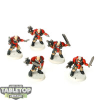 Space Marines - 5 Scouts klassisch - bemalt
