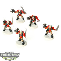 Space Marines - 5 Scouts klassisch - bemalt