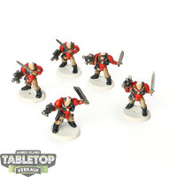Space Marines - 5 Scouts klassisch - bemalt