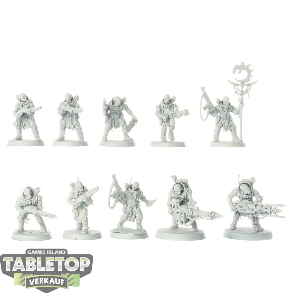Genestealer Cults - 10 Neophyte Hybrids - grundiert