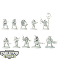 Genestealer Cults - 10 Neophyte Hybrids - grundiert