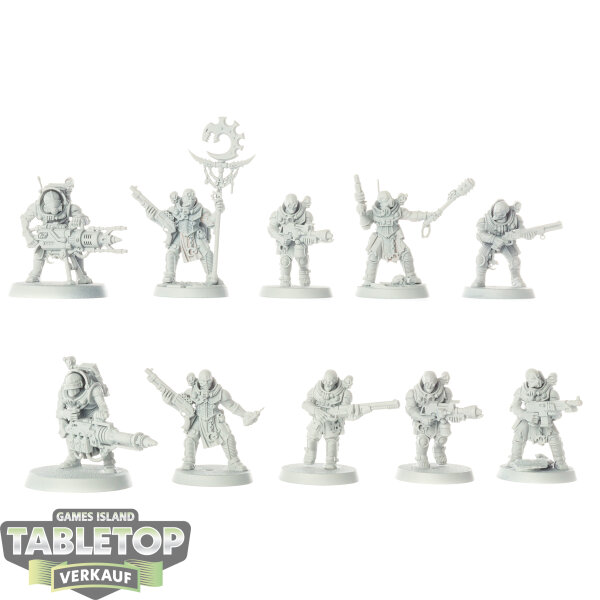 Genestealer Cults - 10 Neophyte Hybrids - grundiert