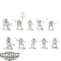 Genestealer Cults - 10 Neophyte Hybrids - grundiert