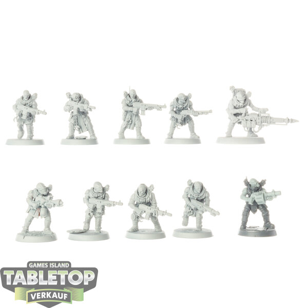 Genestealer Cults - 10 Neophyte Hybrids - teilweise bemalt