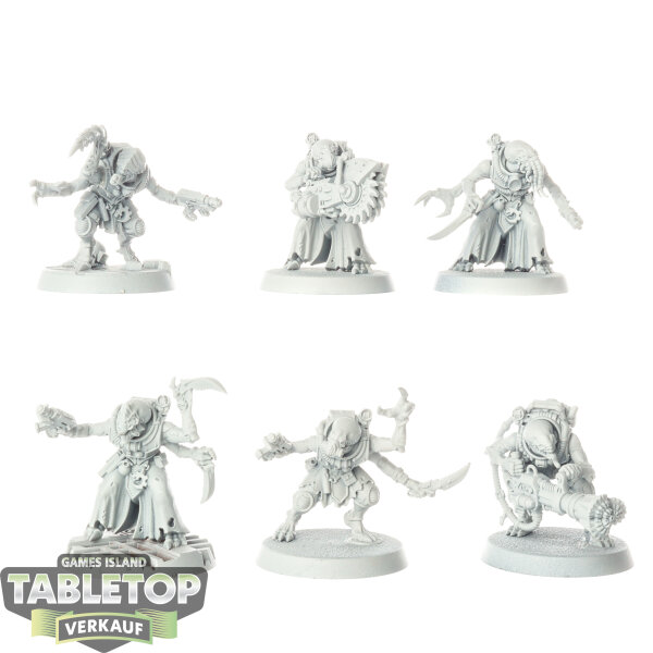Genestealer Cults - 5 Acolyte Hybrids - grundiert