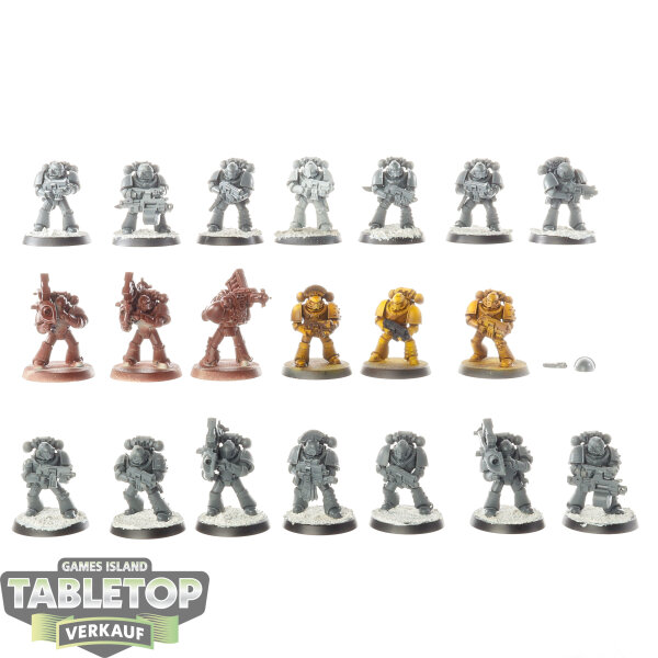 Horus Heresy - 20 MKIV Tactical Squad - teilweise bemalt