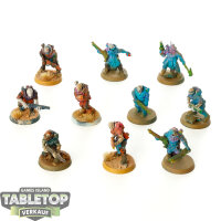 Genestealer Cults - 10x Neophyte Hybrids - teilweise bemalt