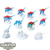 Tyraniden - 10 x Termagants - teilweise bemalt