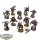Chaos Space Marines - 10 Chaos Space Marines klassisch - teilweise bemalt