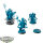 Thousand Sons - 3 Exalted Sorcerers - teilweise bemalt
