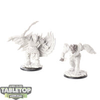 Miniaturen - 2 D&D Nolzur´s Dragonborn - unbemalt