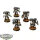 Black Templars - 5x Assault Squad - bemalt