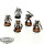 Black Templars - 5x Tactical Squad klassisch - teilweise bemalt