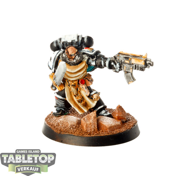 Black Templars - Black Templars Captain Draco - Limited Edition - bemalt