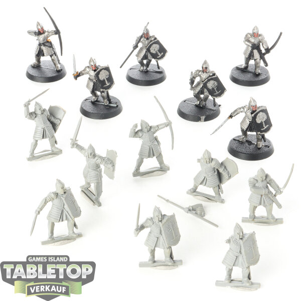 Herr der Ringe - 14 Warriors of Minas Tirith™ - teilweise bemalt