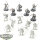 Herr der Ringe - 14 Warriors of Minas Tirith™ - teilweise bemalt