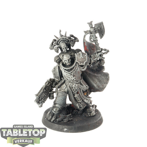Black Templars - Black Templars Marshal - teilweise bemalt