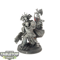 Black Templars - Black Templars Marshal - teilweise bemalt