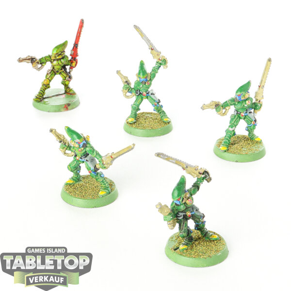 Aeldari - 5 Striking Scorpions klassisch - bemalt