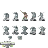 Orruk Warclans - 10x Gutrippaz - teilweise bemalt