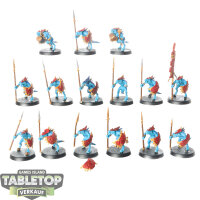 Seraphon - 15x Saurus Warriors - teilweise bemalt